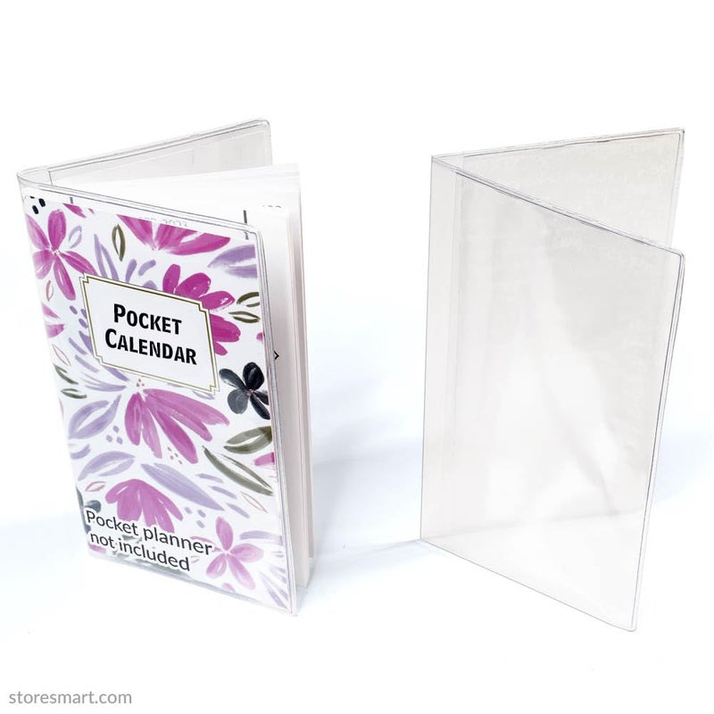 STORE SMART StoreSMART - Clear Plastic Cover for a Pocket Planner - 6 Pack - RSP1855-6 - Image 3